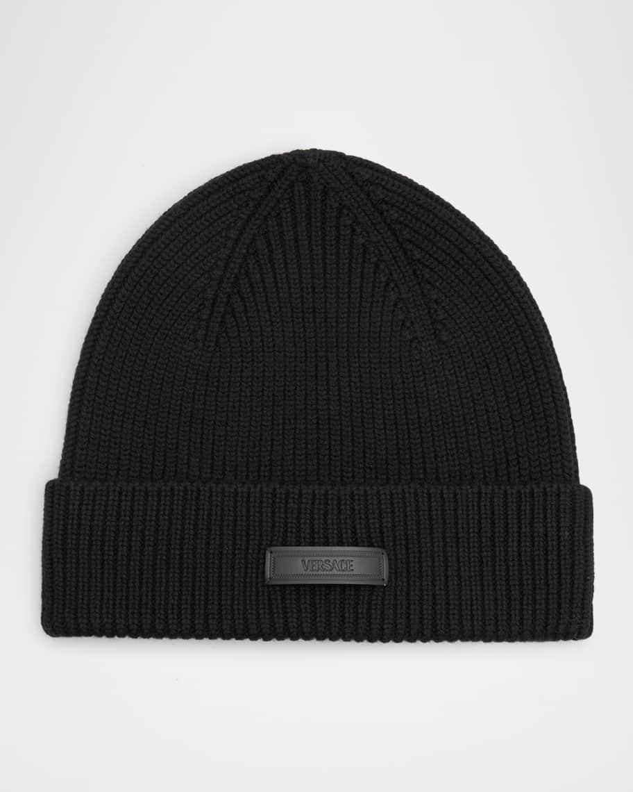 Mens Wool Knit Beanie Hat Product Image