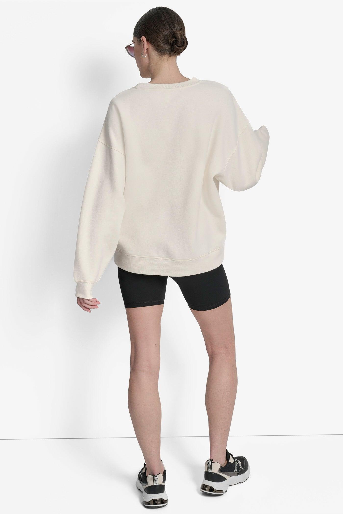 DKNY STACKED ANIMAL PRINT FLOCKING LOGO LONGLINE Product Image