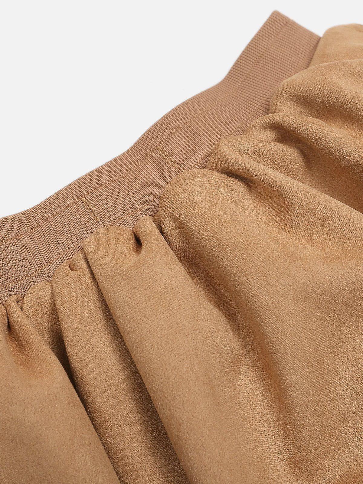 Aelfric Eden Vintage Coffee Suede Skirt Female Product Image