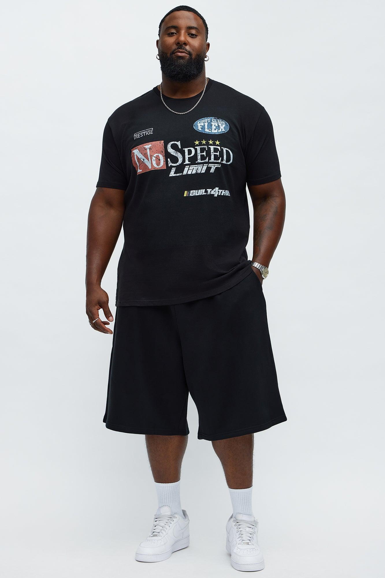 No Speed Limit Short Sleeve Tee - Black Product Image