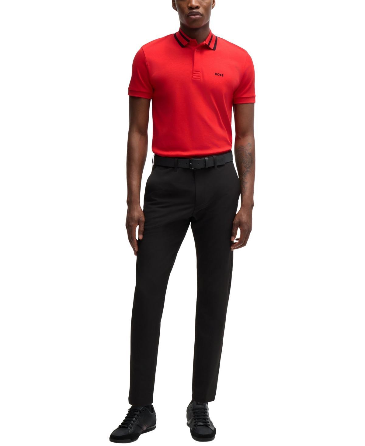 Boss by Hugo Boss Mens Logo Detail Polo Shirt Product Image