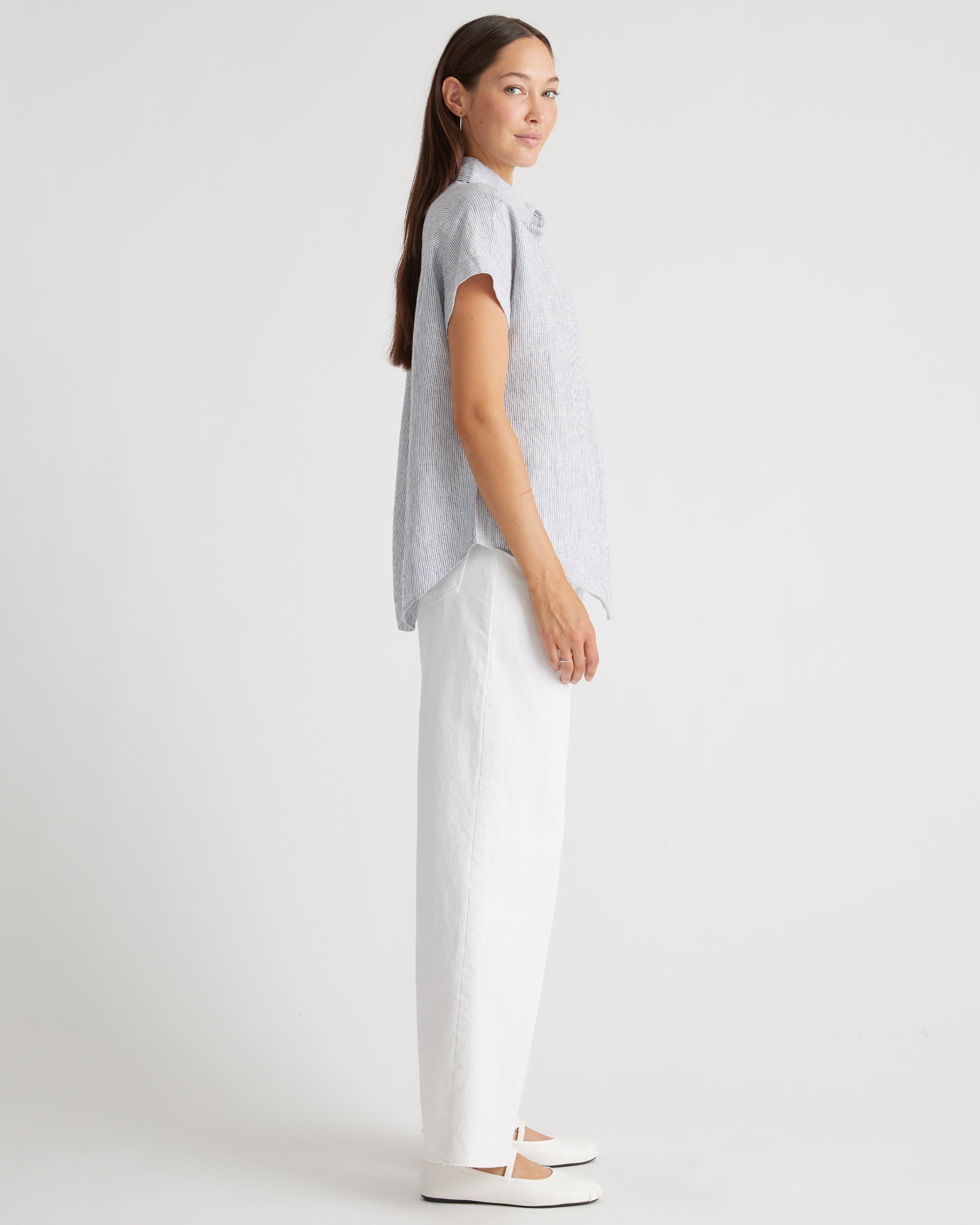 Quince | Women's 100% European Linen Camp Shirt Product Image