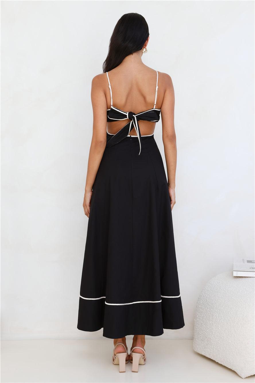 Island Dreamer Maxi Dress Black Product Image