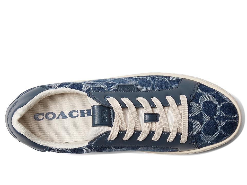 COACH Lowline Signature C Denim Denim) Women's Shoes Product Image