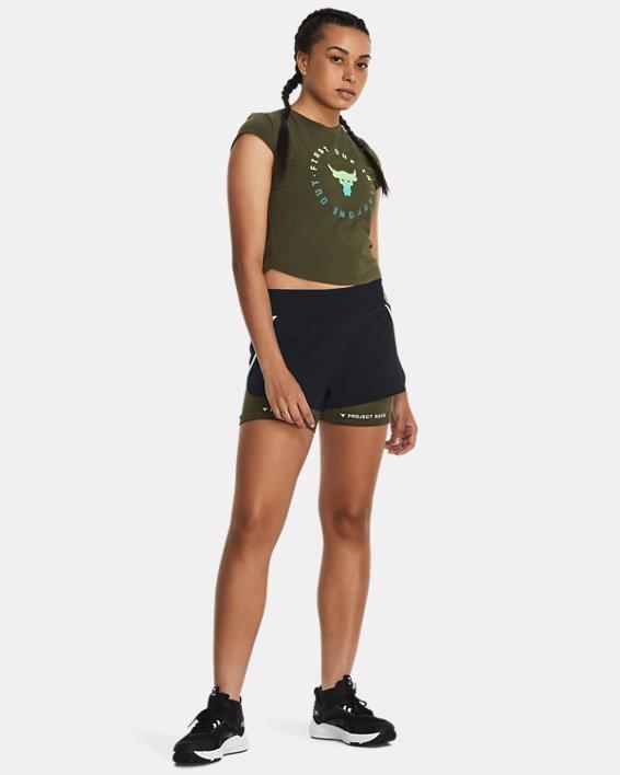 Women's Project Rock Night Shift Cap T-Shirt Product Image