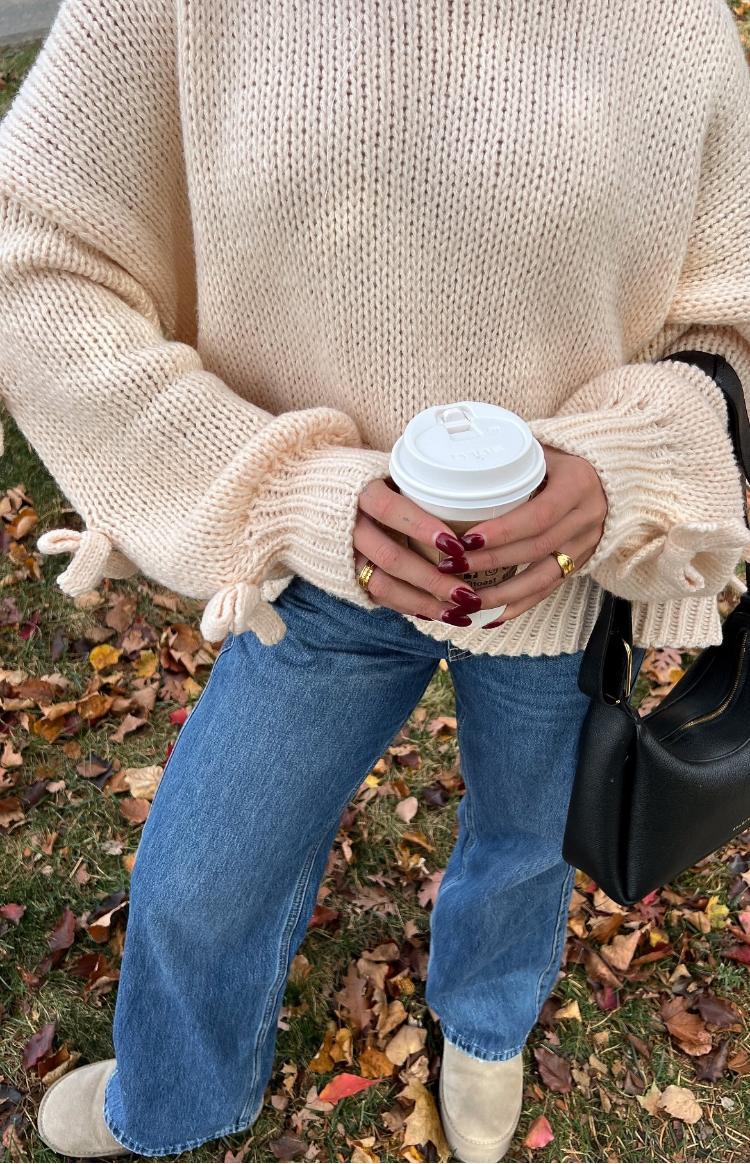 Short and Sweet Cream Knit Jumper Product Image