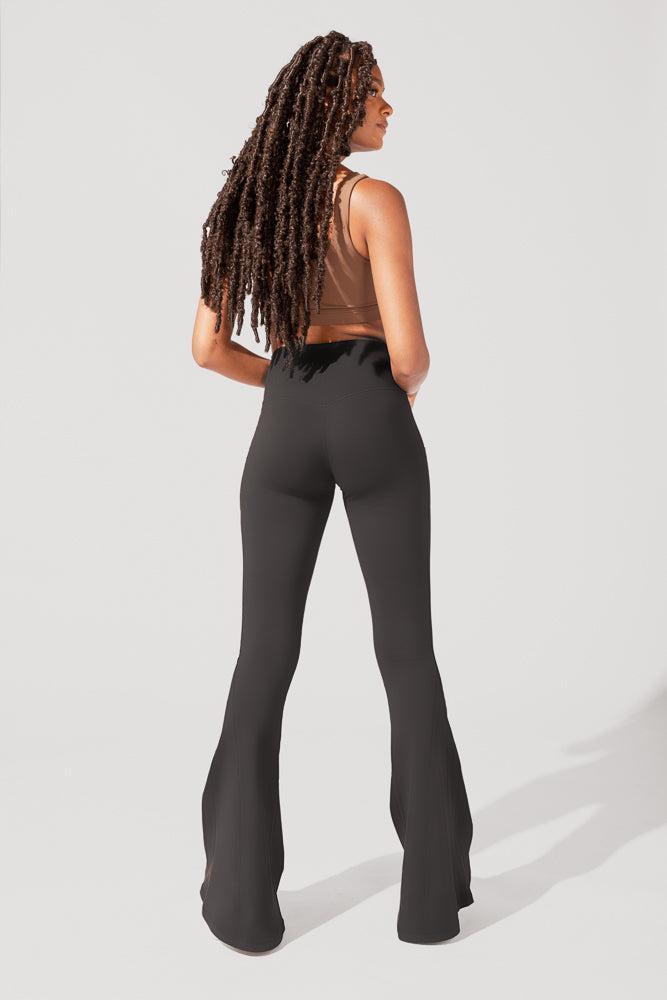 Crisscross Hourglass® Bell Bottom with Pockets - Black Product Image