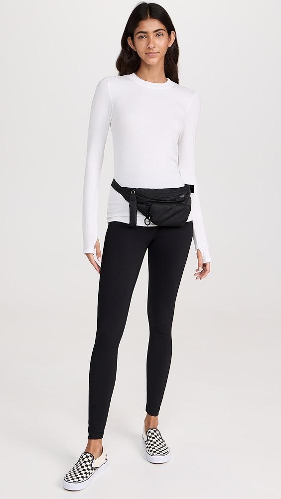 Splits59 Louise Rib Long Sleeve Tee | Shopbop Product Image
