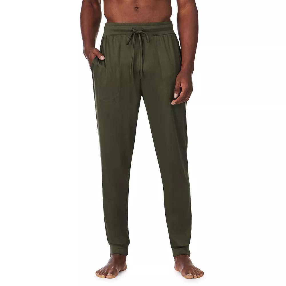 Men's Cuddl Duds® Far-Infrared Enhance Banded Bottom Pajama Pants, Size: Medium, Green Product Image