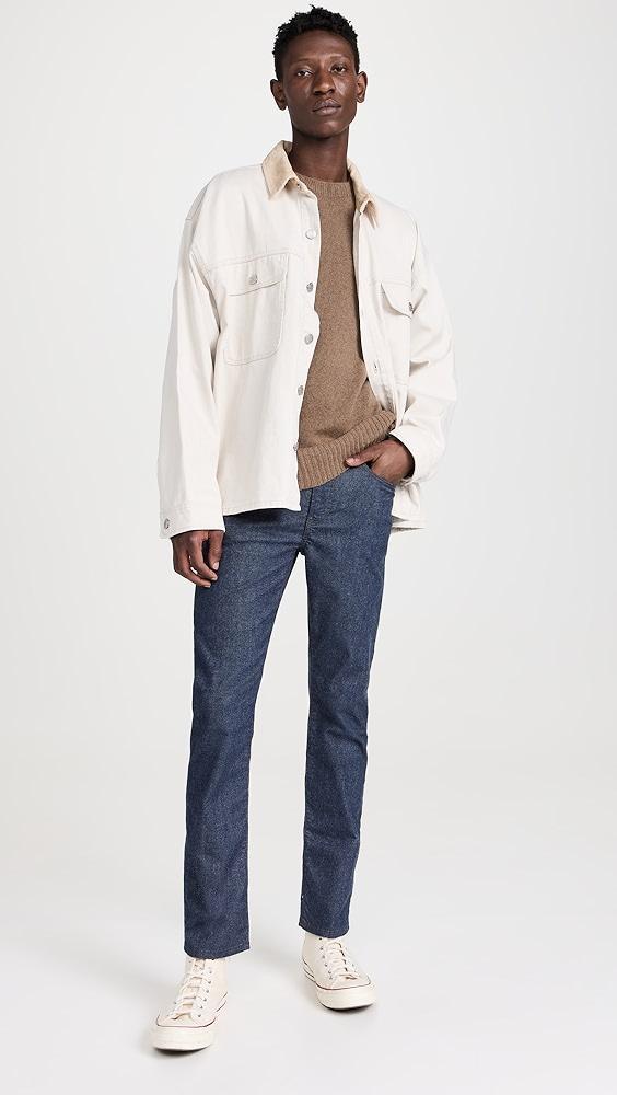 FRAME Modern Straight Twill Weave Jeans | Shopbop Product Image
