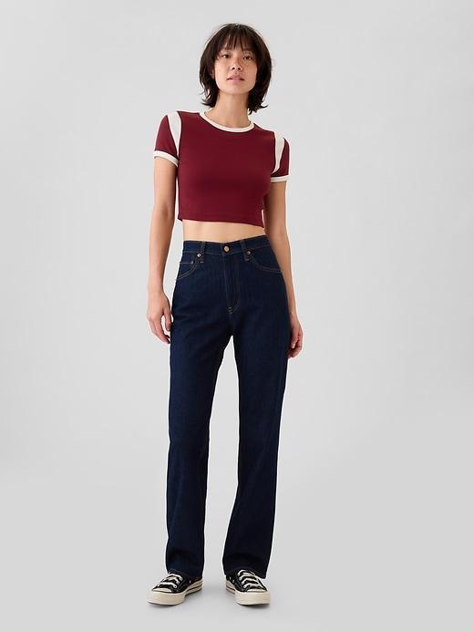 Modern Rib Cropped T-Shirt Product Image