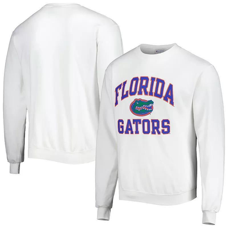 Men's Champion White Florida Gators High Motor Pullover Sweatshirt, Size: 2XL Product Image