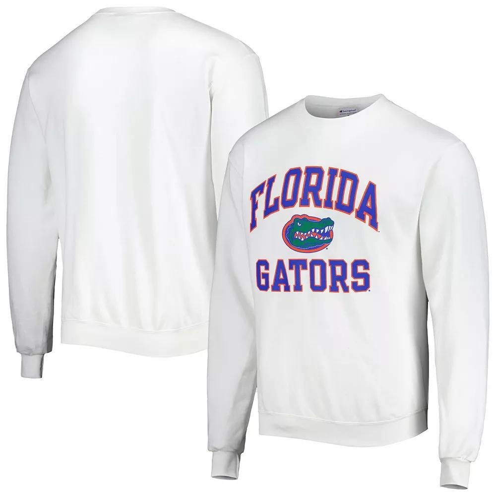 Men's Champion White Florida Gators High Motor Pullover Sweatshirt, Size: 2XL Product Image