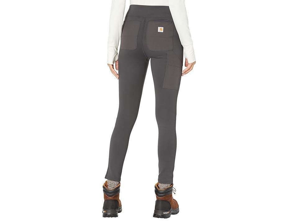 Carhartt Force Fitted Heavyweight Lined Leggings (Oyster ) Women's Casual Pants Product Image