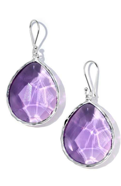 Womens Rock Candy Sterling Silver & Gemstone Large Drop Earrings Product Image
