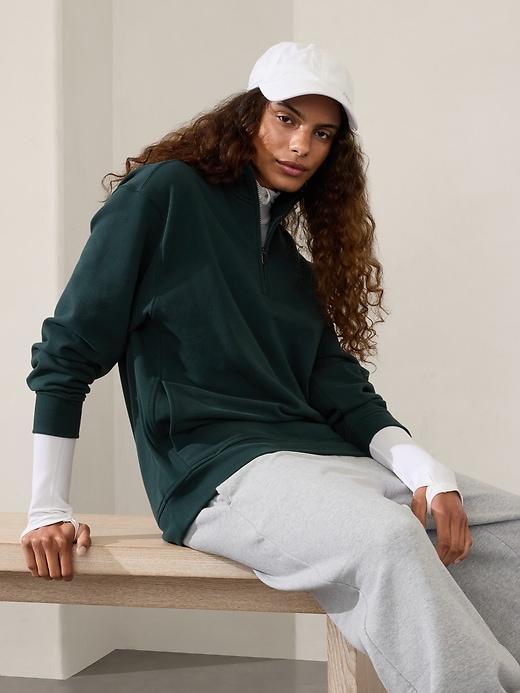 Power of She Forever Fleece 1/4 Zip Sweatshirt Product Image