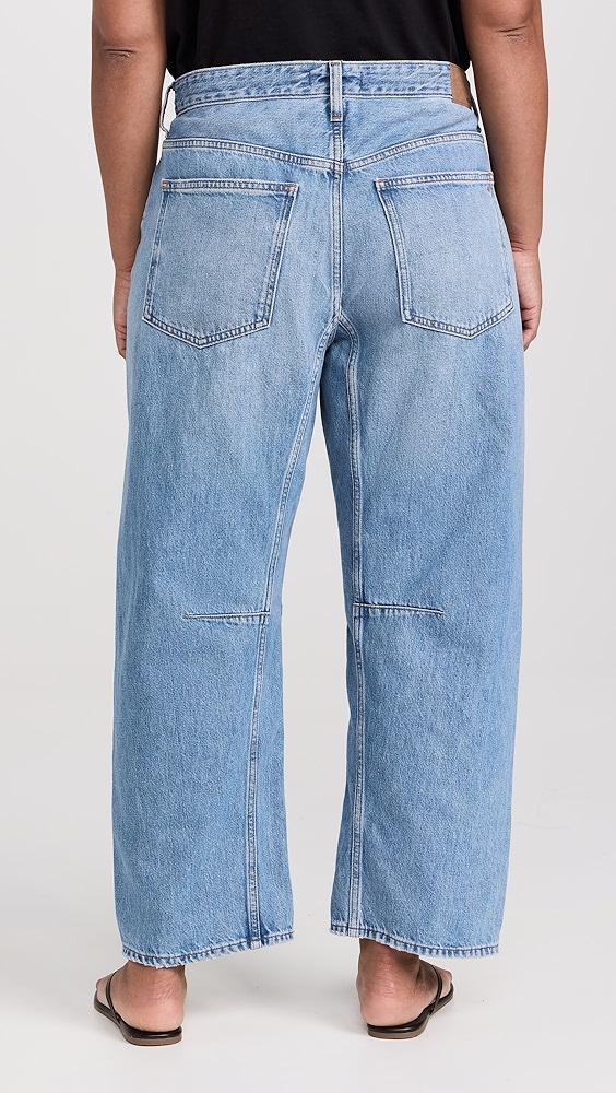 Madewell The Darted Barrel-Leg Jean | Shopbop Product Image