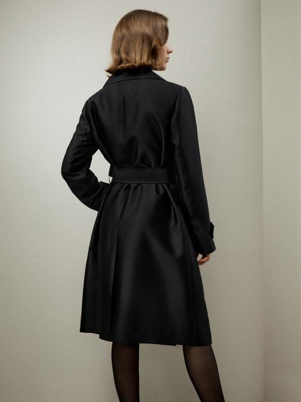 Silk-Wool Mixed Trenchcoat Product Image