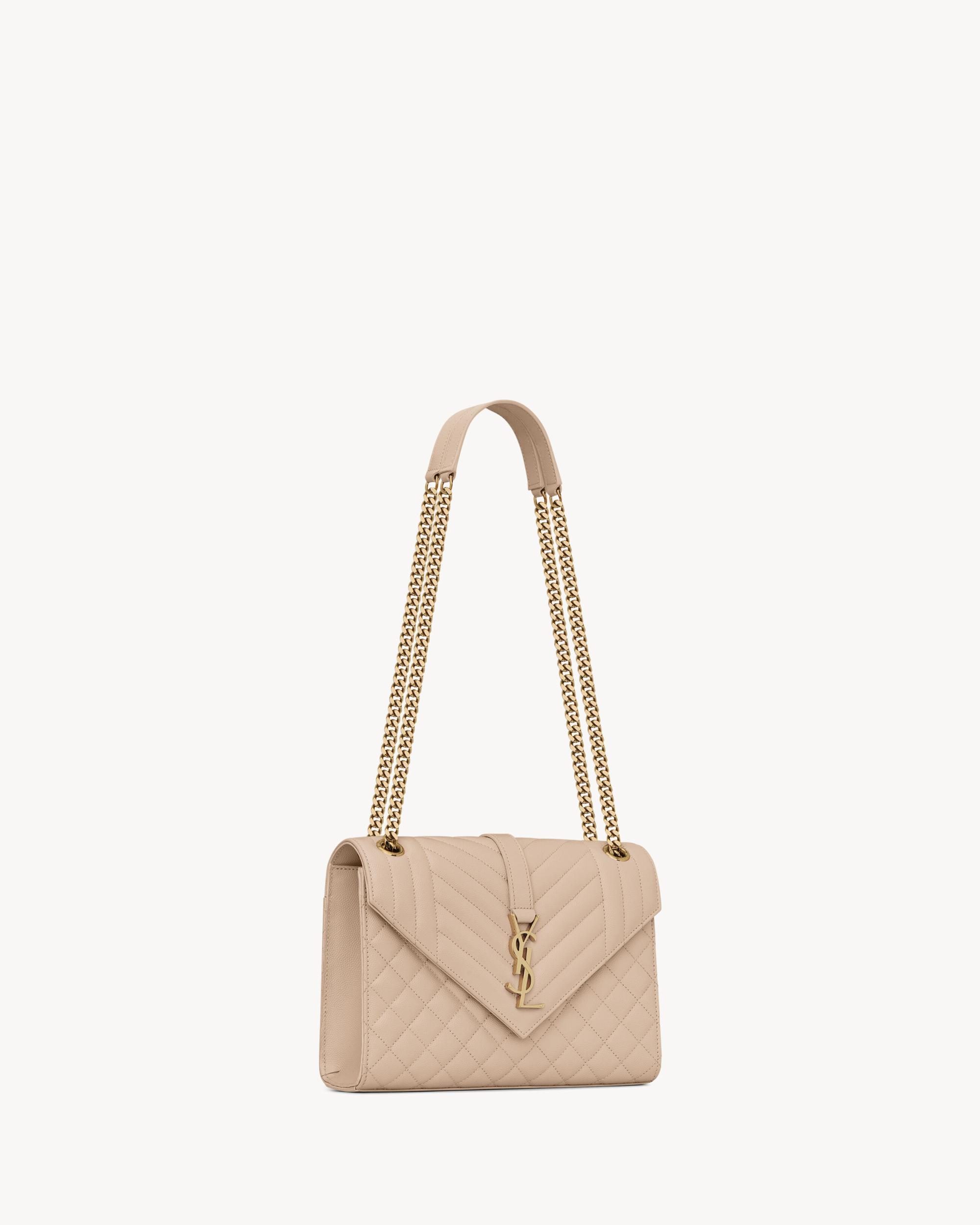 ENVELOPE MEDIUM IN QUILTED GRAIN DE POUDRE EMBOSSED LEATHER Product Image
