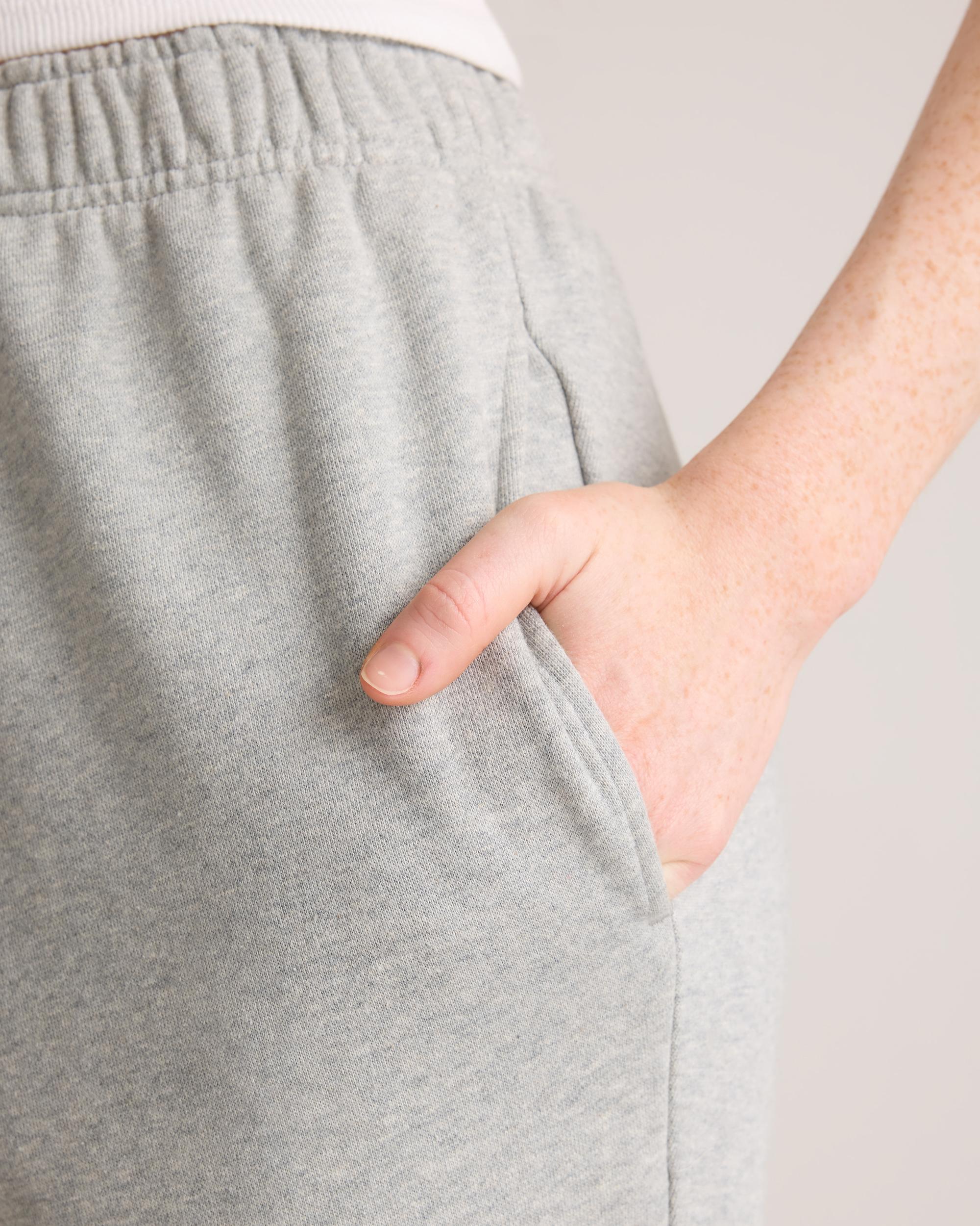 Quince | Women's Organic Heavyweight Fleece Straight Leg Sweatpants Organic Cotton Product Image
