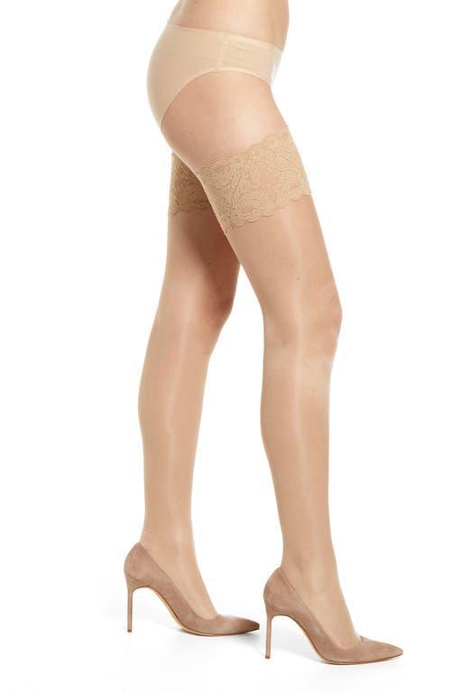 Satin Touch Stay-Up Thigh-Highs Product Image