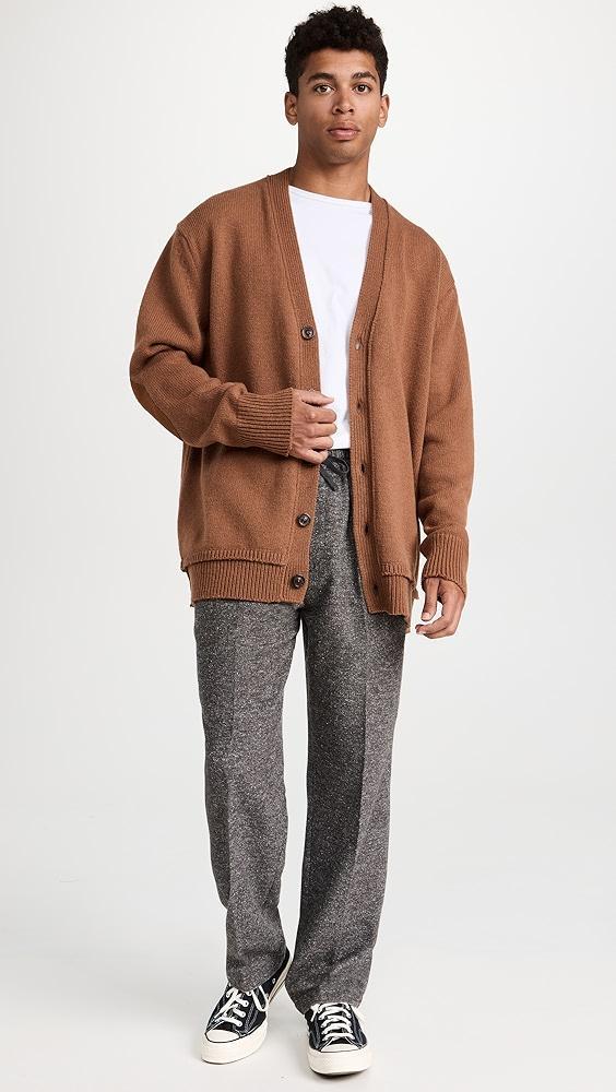 Maison Margiela Distressed Elbow Patch Layered Cardigan | Shopbop Product Image