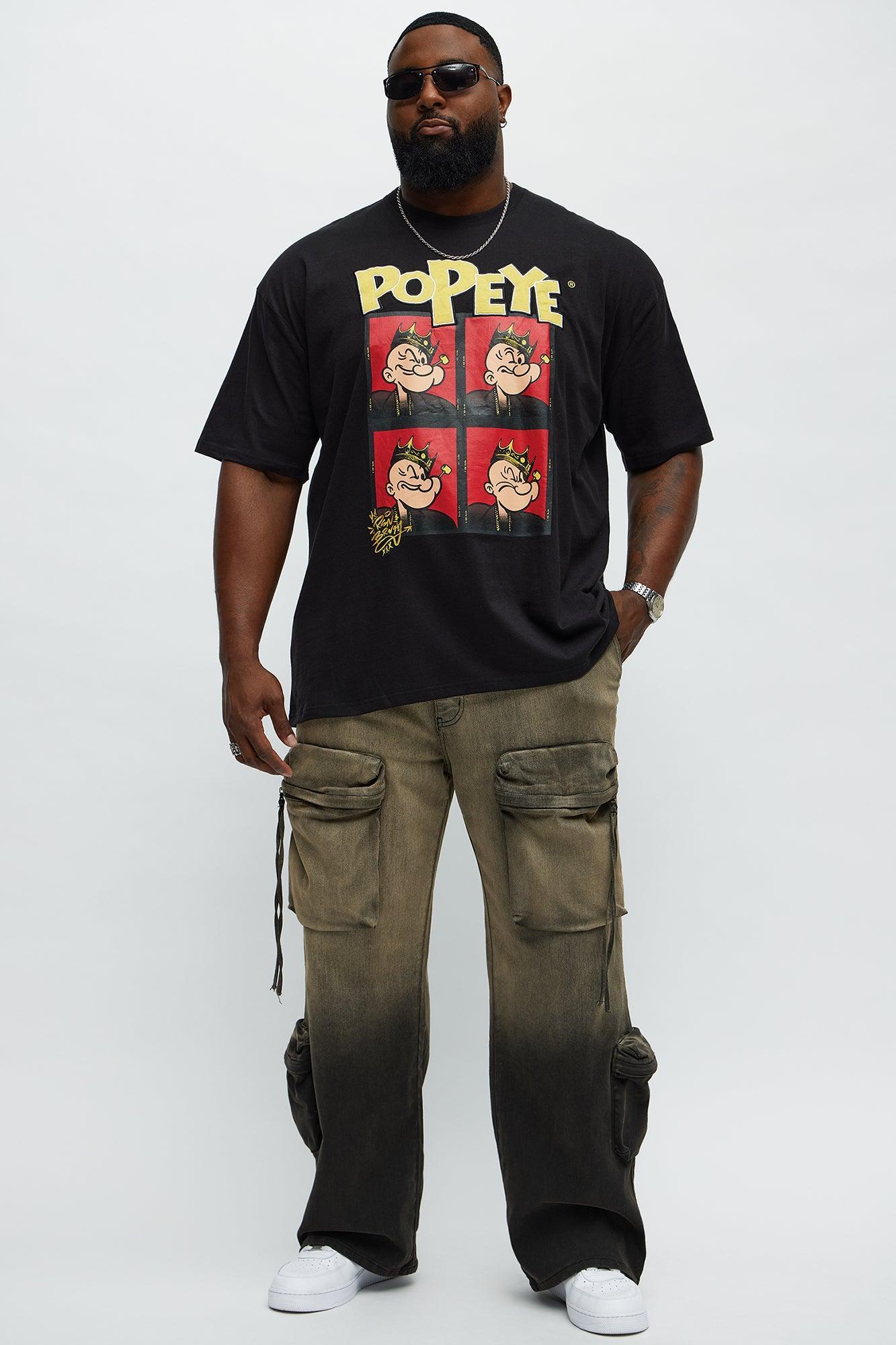 Popeye The King Short Sleeve Tee - Black Product Image