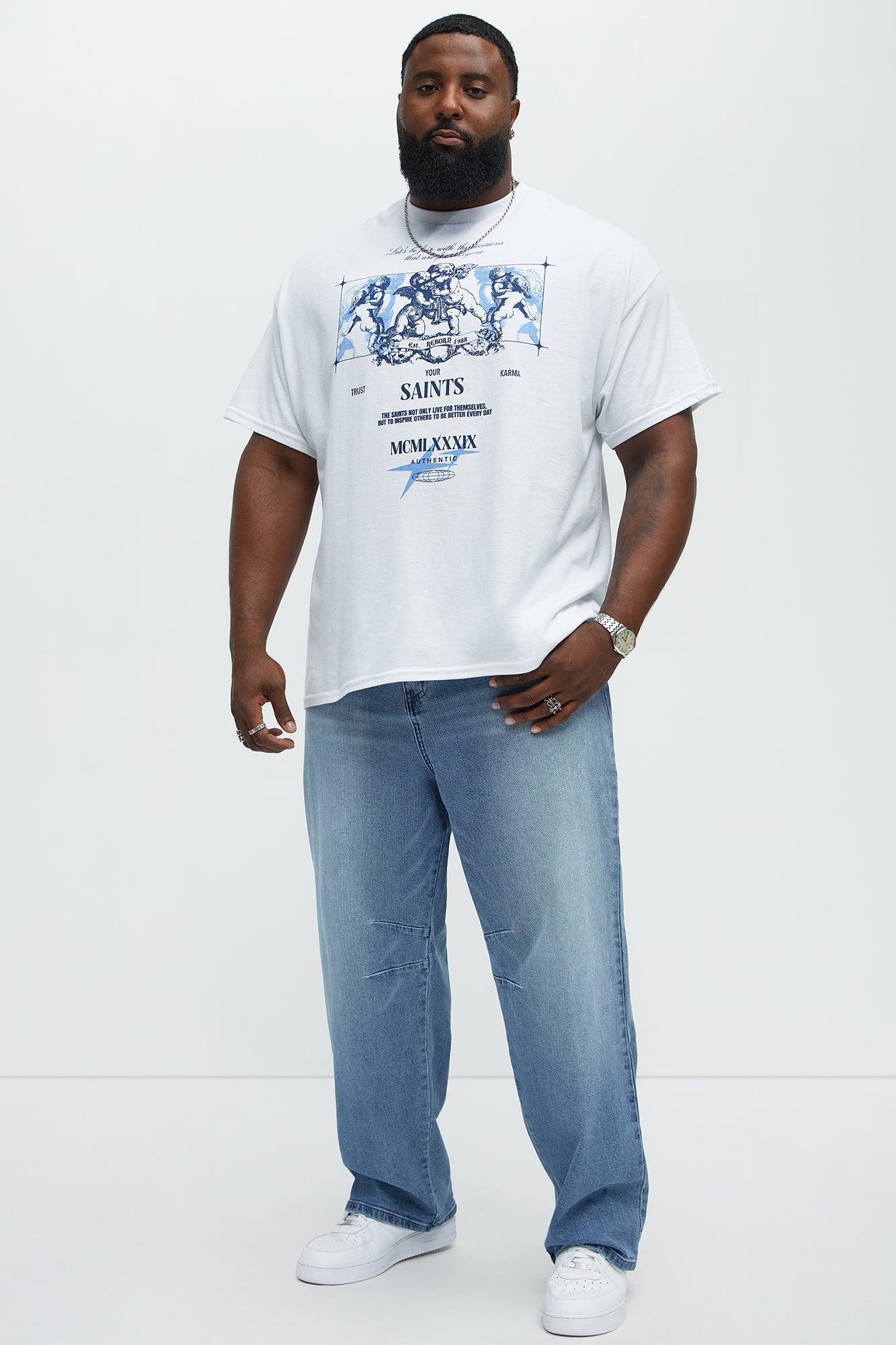 Celestial Saints Short Sleeve Tee - White Product Image