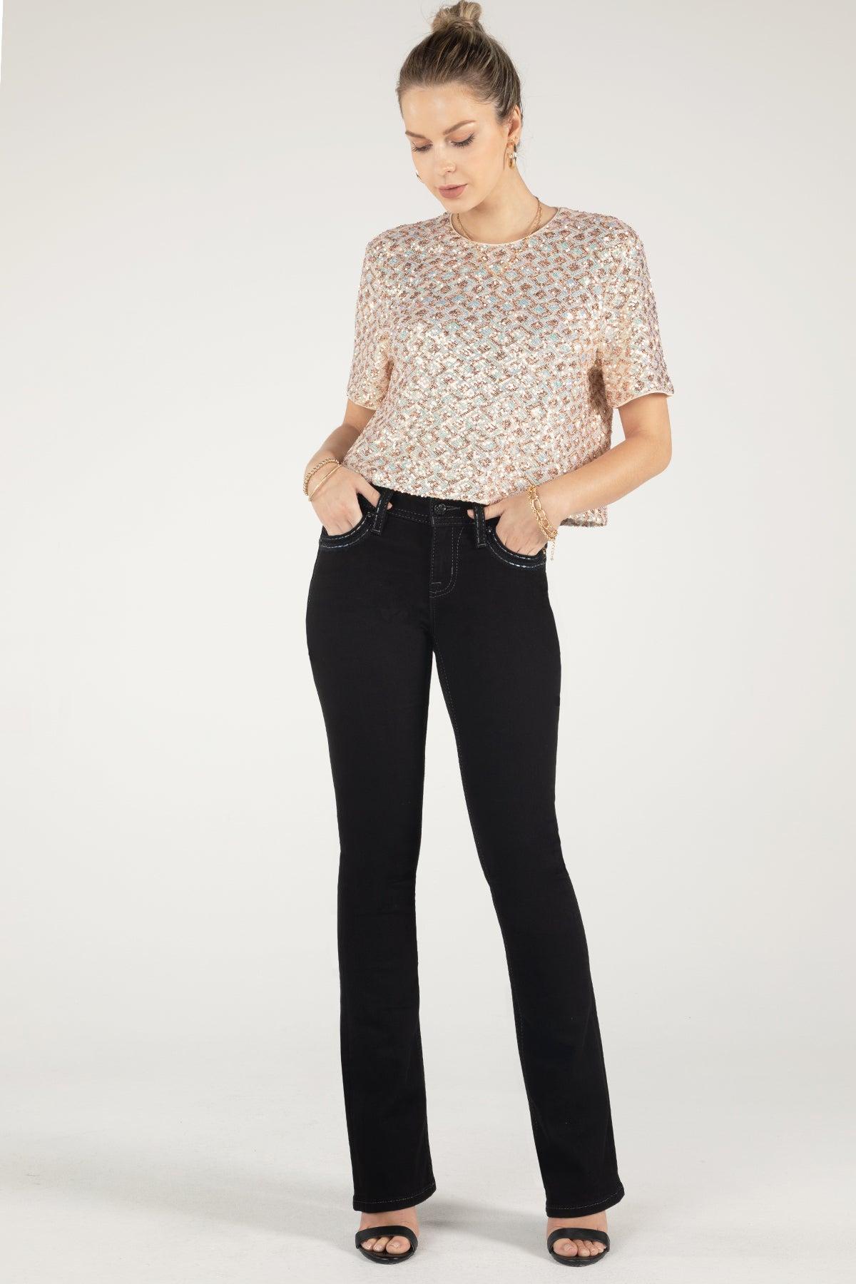 Geometric Sequin Top Product Image