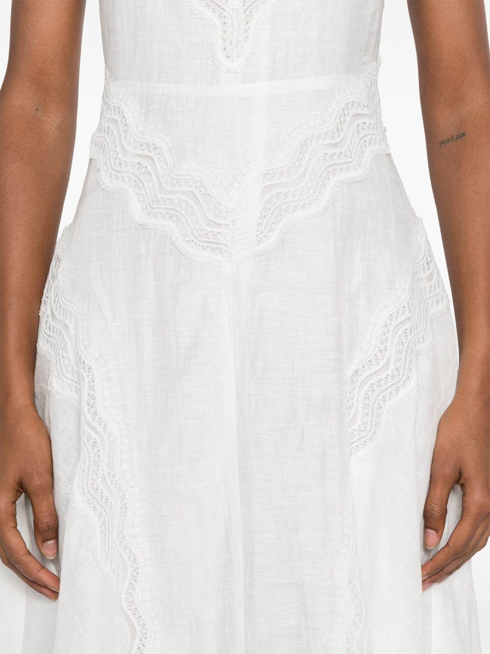 lace-detail midi dress Product Image
