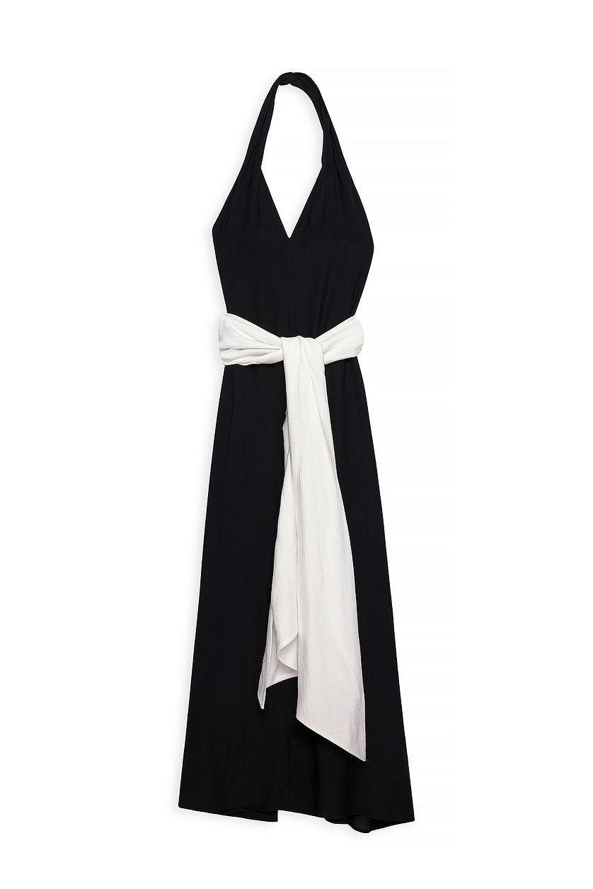 Tie Waist Maxi Dress Product Image