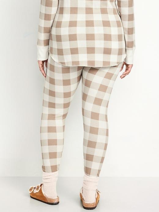 Mid-Rise Flannel Pajama Pants for Women Product Image
