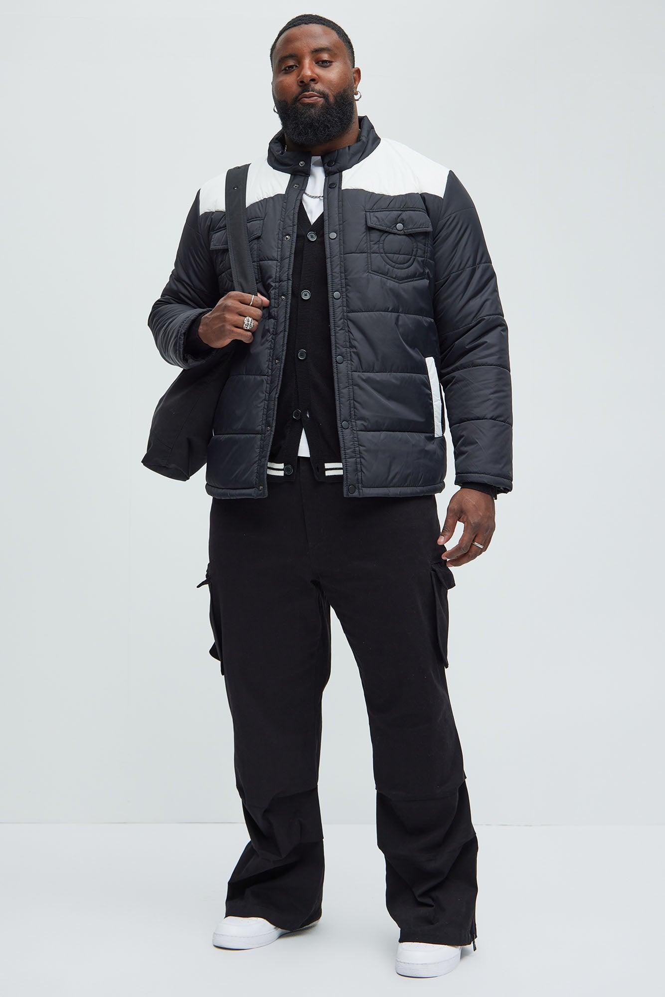 Trent Puffer Jacket - White Product Image