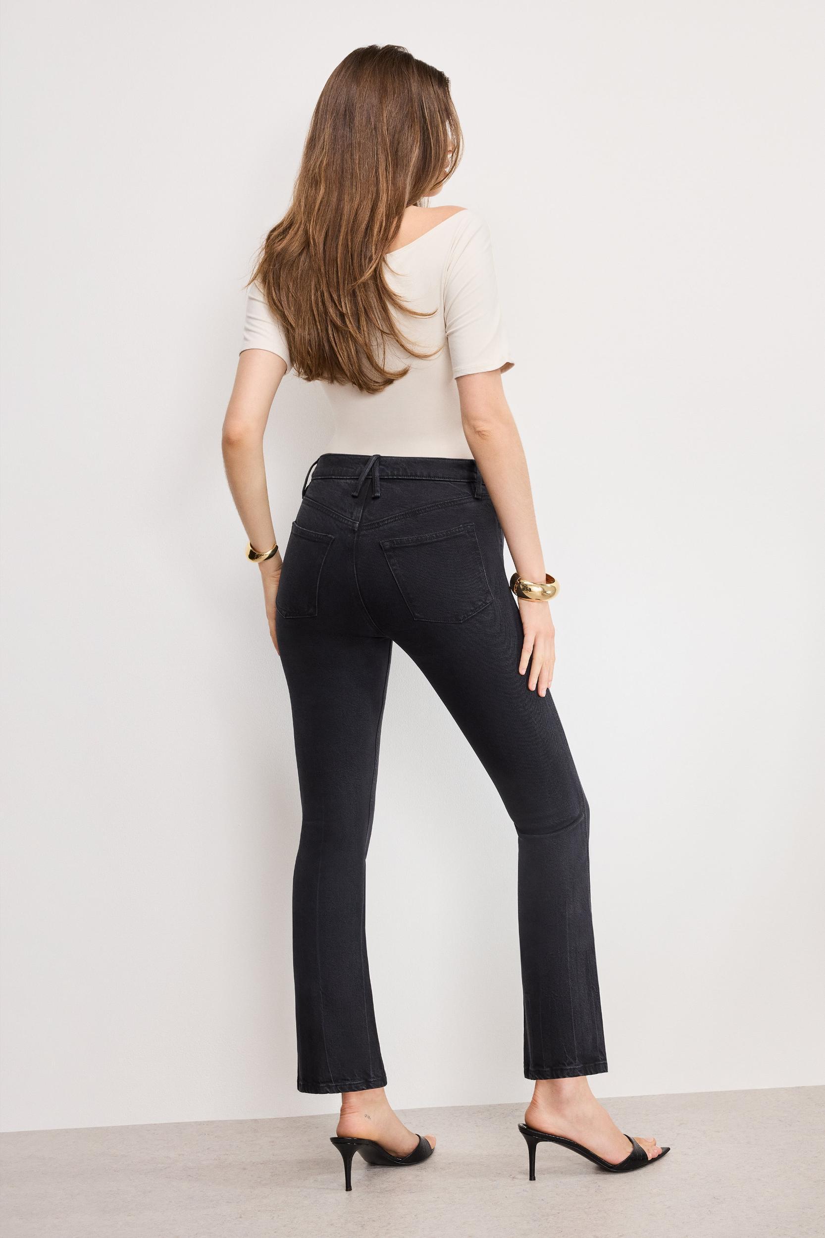 SOFT TECH GOOD STANDARD KICK FLARE JEANS | BLACK390 Product Image