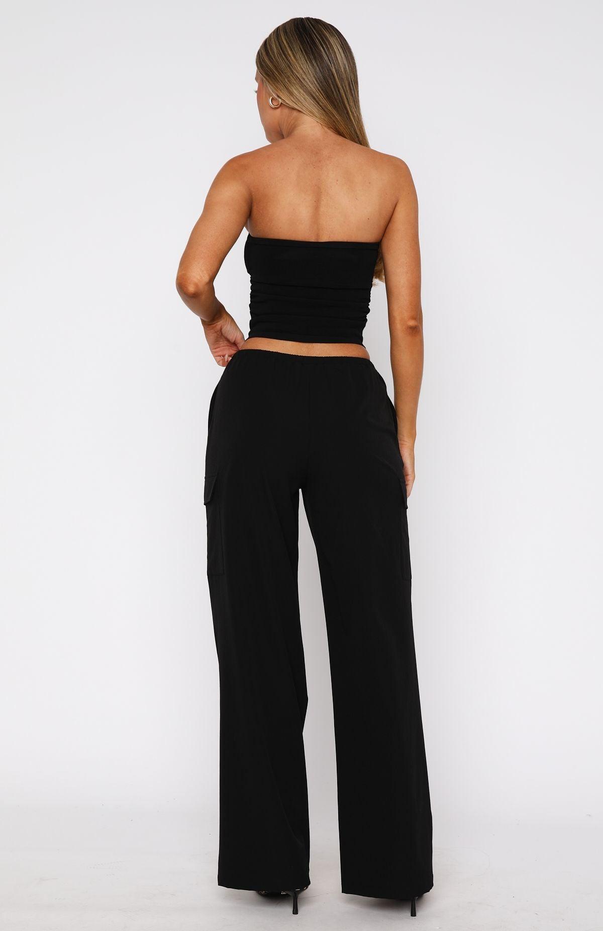 Nobody Is Left Pants Black Product Image