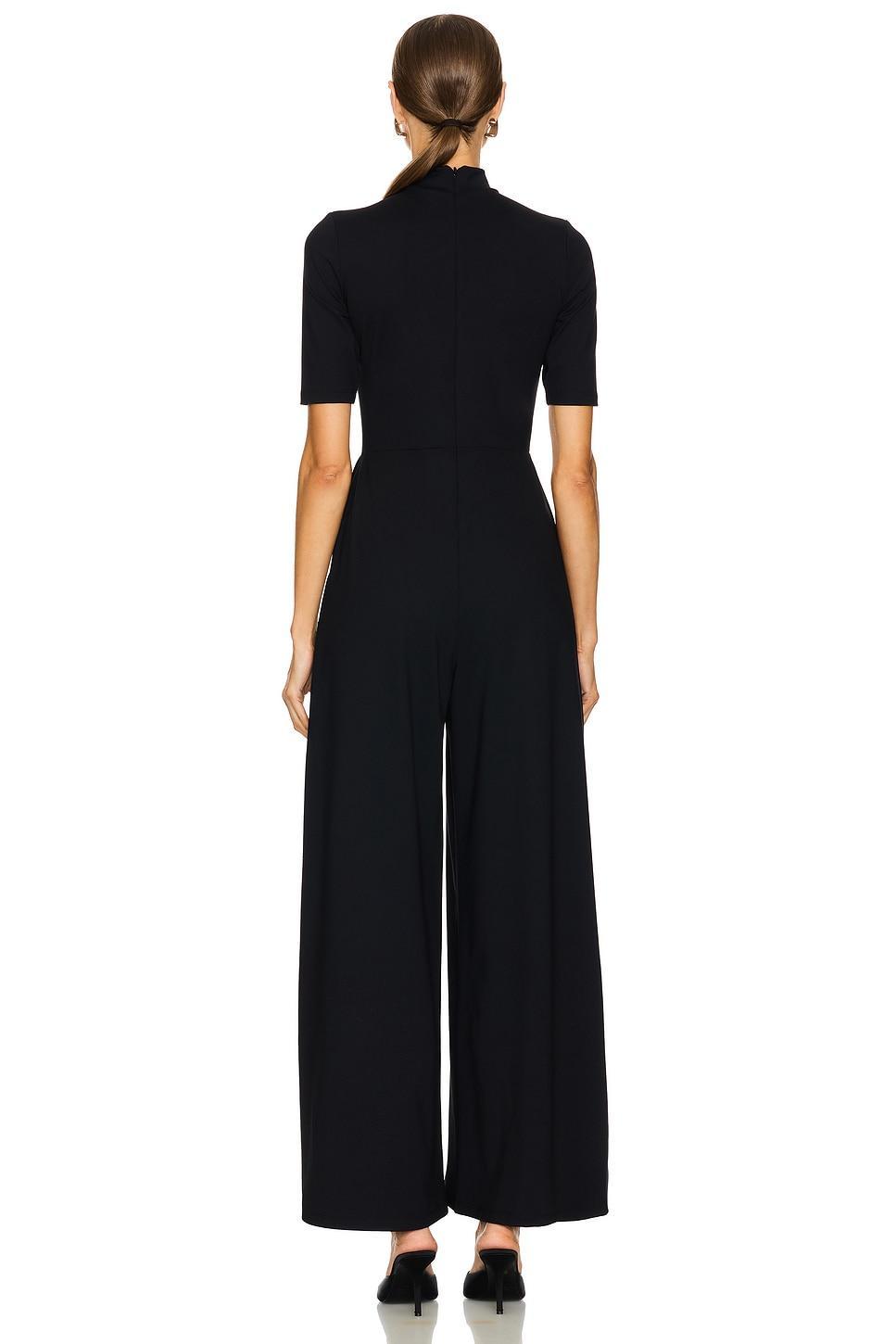 Mock Neck Short Sleeve Jumpsuit Susana Monaco Product Image