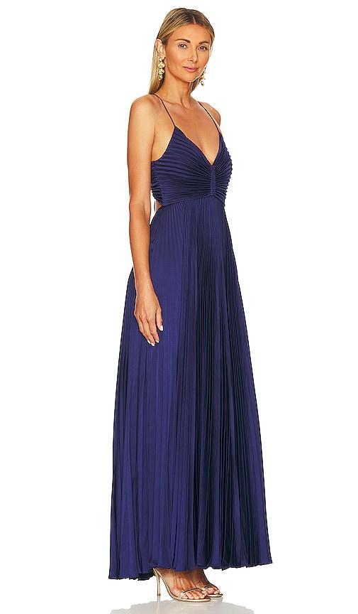 A. l.c. Aries Pleated Open Back Dress Product Image