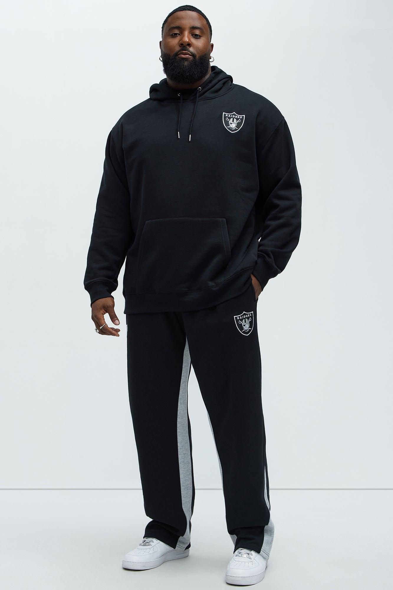 Raiders Bold Flare Sweatpants - Black Product Image