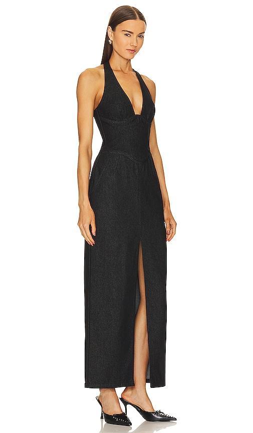 Denim Midi Dress Product Image