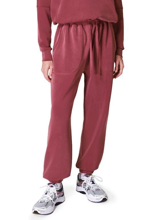 Sweaty Betty Sand Wash Cuffed Trouser (Vamp Red) Women's Clothing Product Image