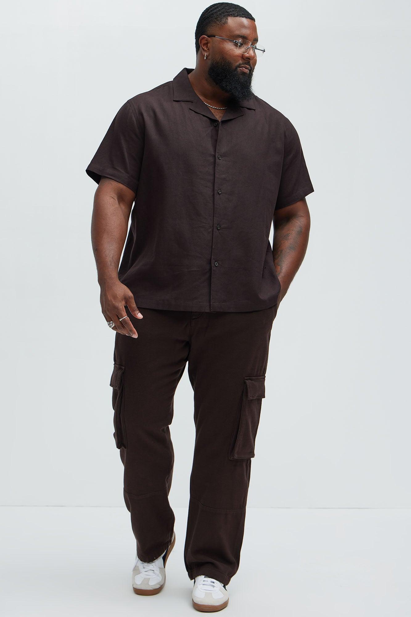 Bahamas Linen Shirt - Brown Product Image