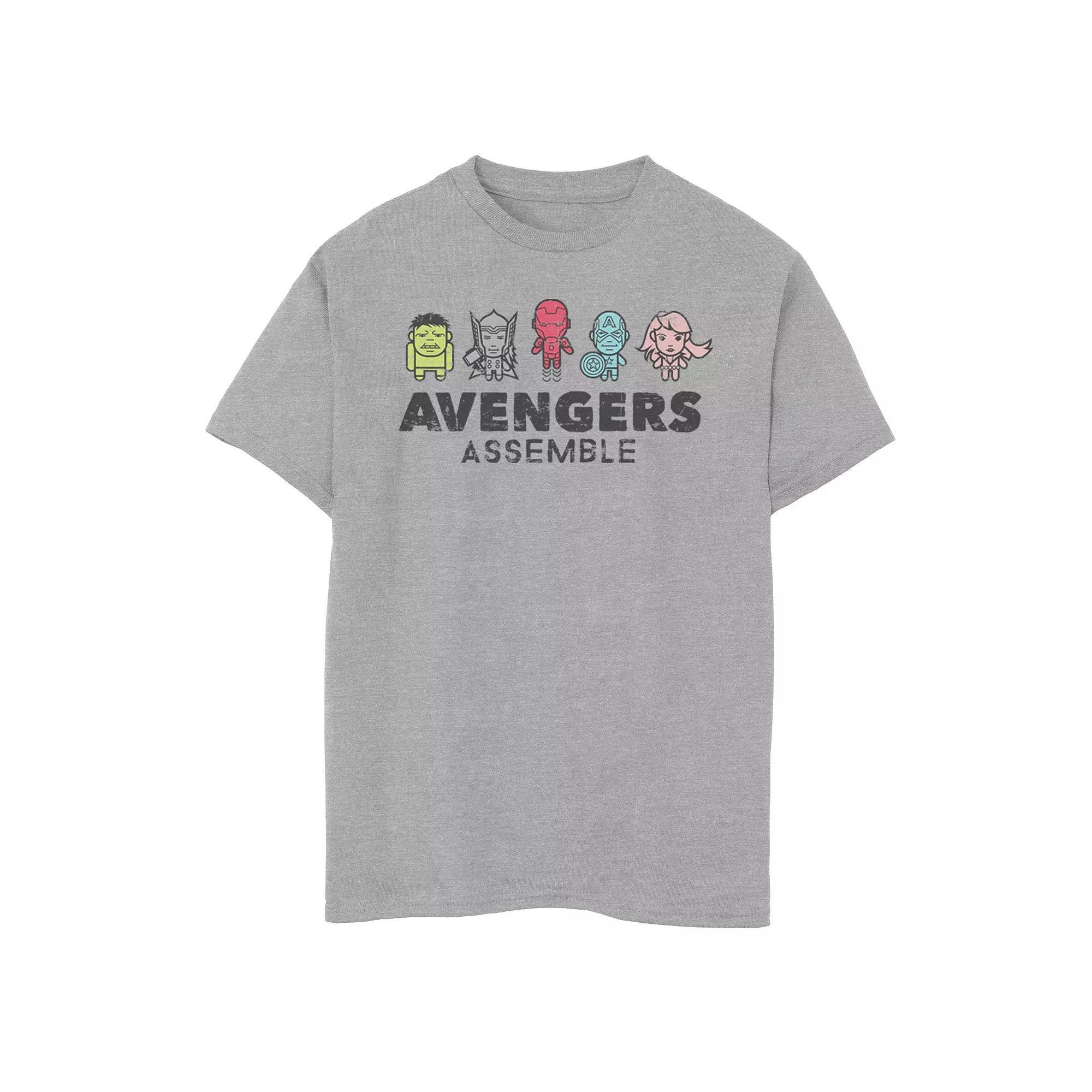 Men's Avengers Tee, Size: Large, Athletic Grey Product Image
