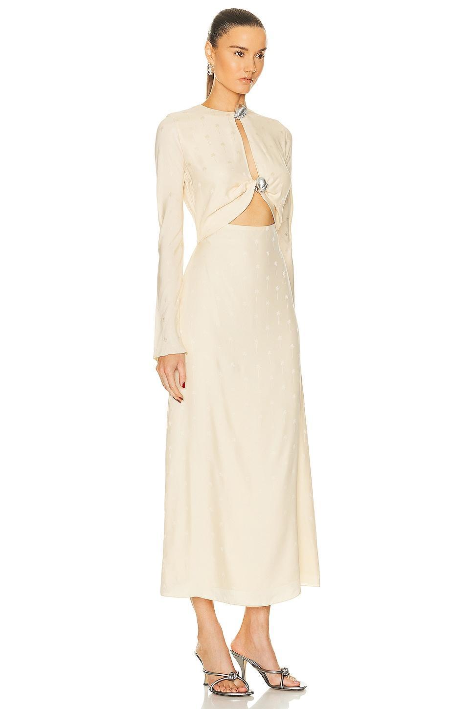 Johanna Ortiz Hunter Of Dreams Ankle Dress Cream. (also in 6). Product Image