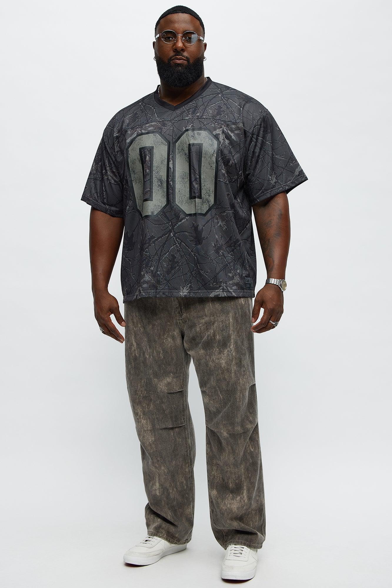 Short Sleeve Camo Jersey - Black Product Image