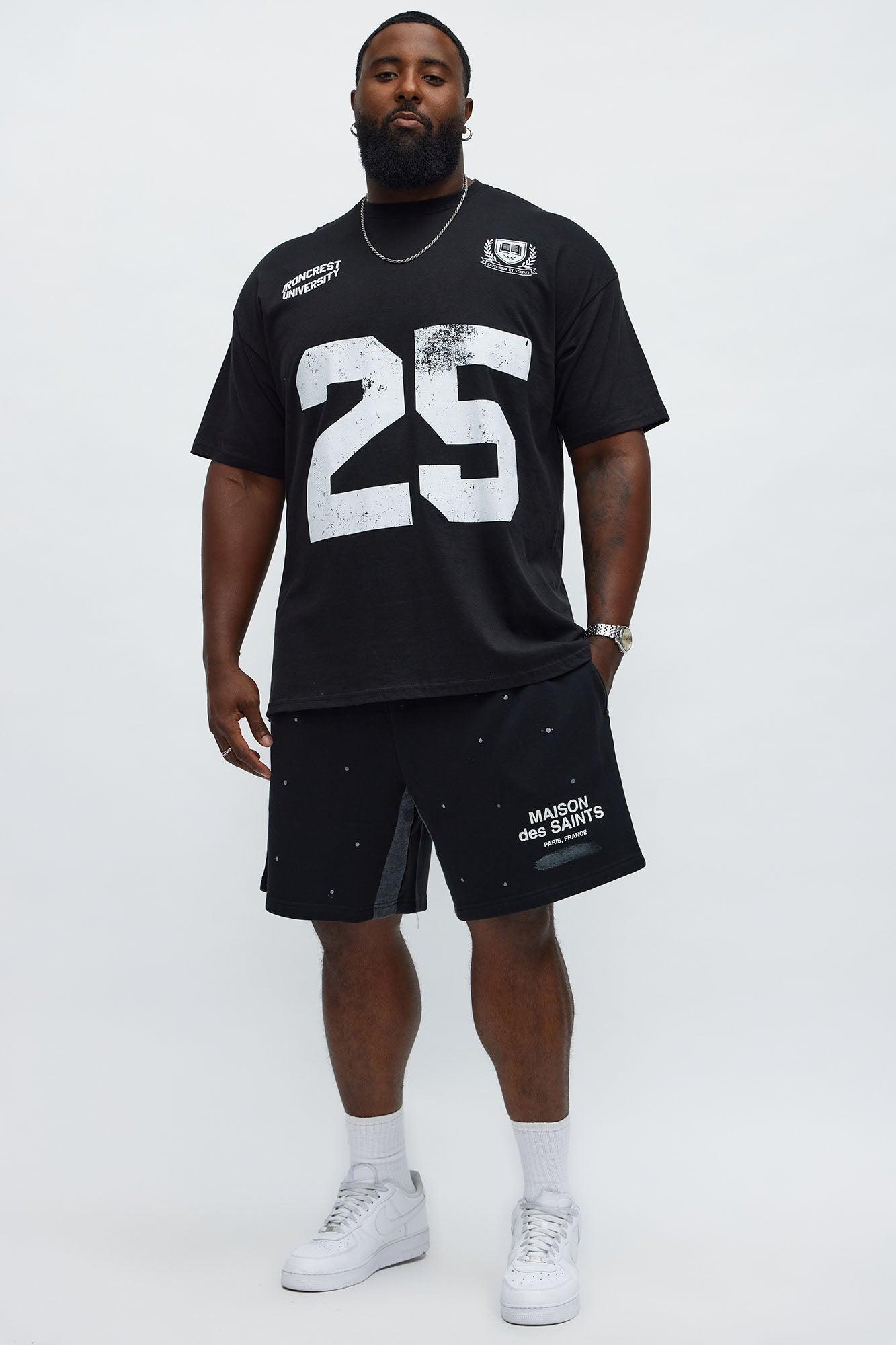 Gridiron Short Sleeve Tee - Black Product Image