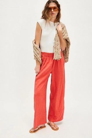 Day's End Linen Pull-On Pants Product Image