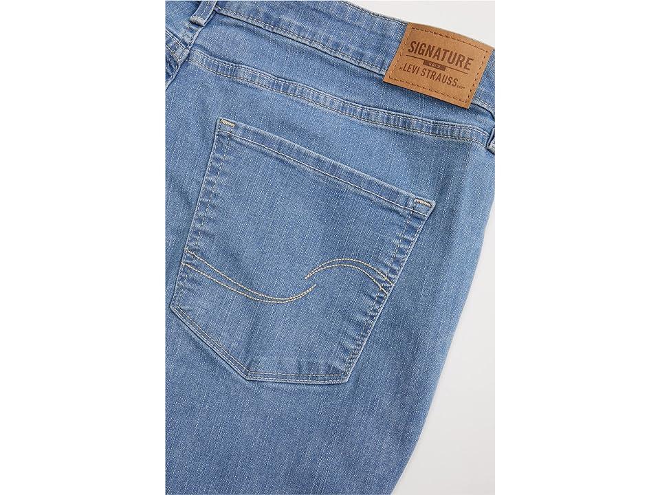 Signature by Levi Strauss & Co. Gold Label High-Rise Shaping Skinny Jeans (Light Indigo) Women's Jeans Product Image