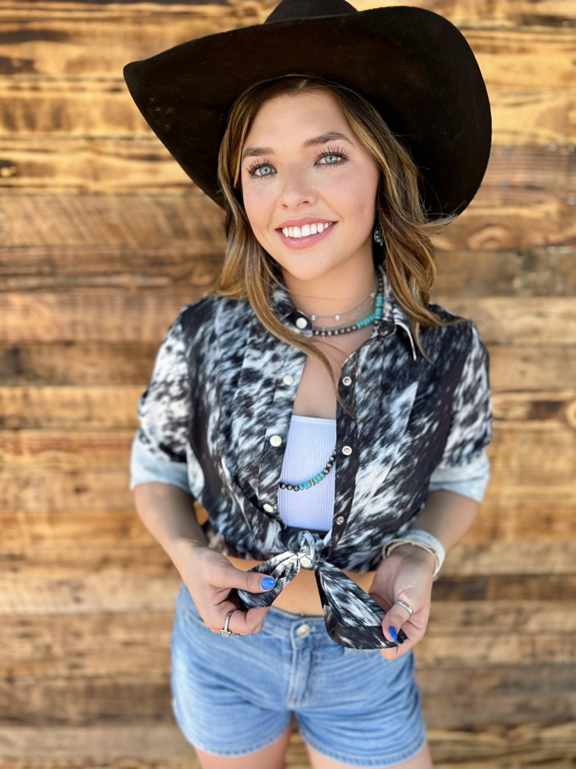 Sterling Kreek PLUS Let's Get Western Button Up Top Product Image