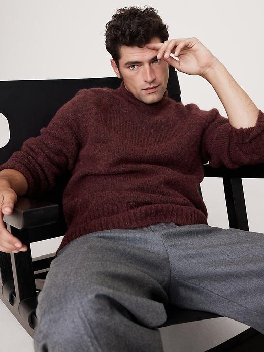 Alpaca-Wool Blend Crew-Neck Sweater Product Image