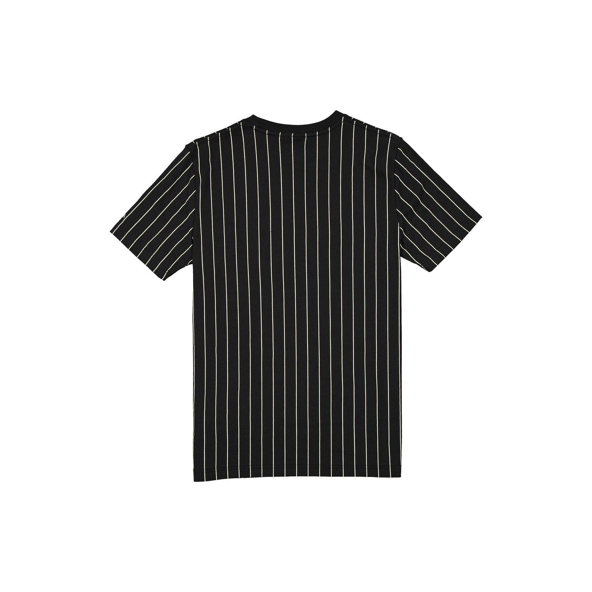 Philadelphia Flyers Throwback Pinstripe Wordmark T-Shirt Male Product Image